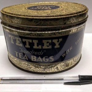 Tetley T-Bag Tea 100 Bag Not Included Mid Century